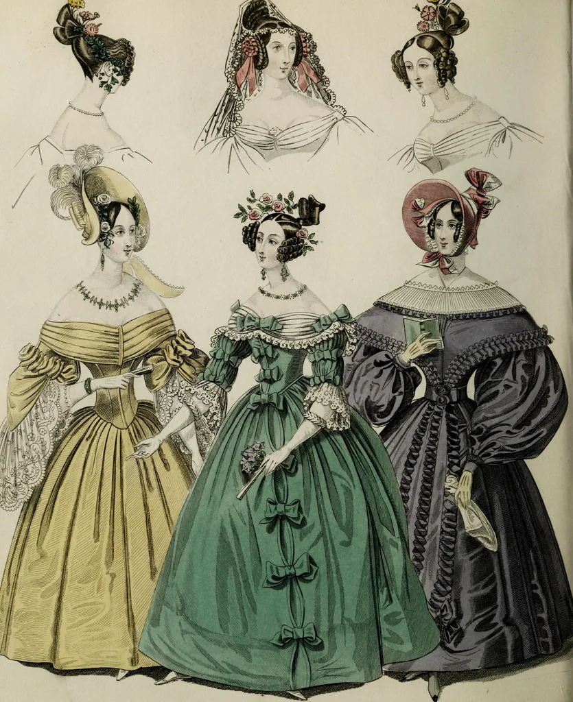 An illustration from The World of fashion and continental feuilletons, 1824, leaf 135