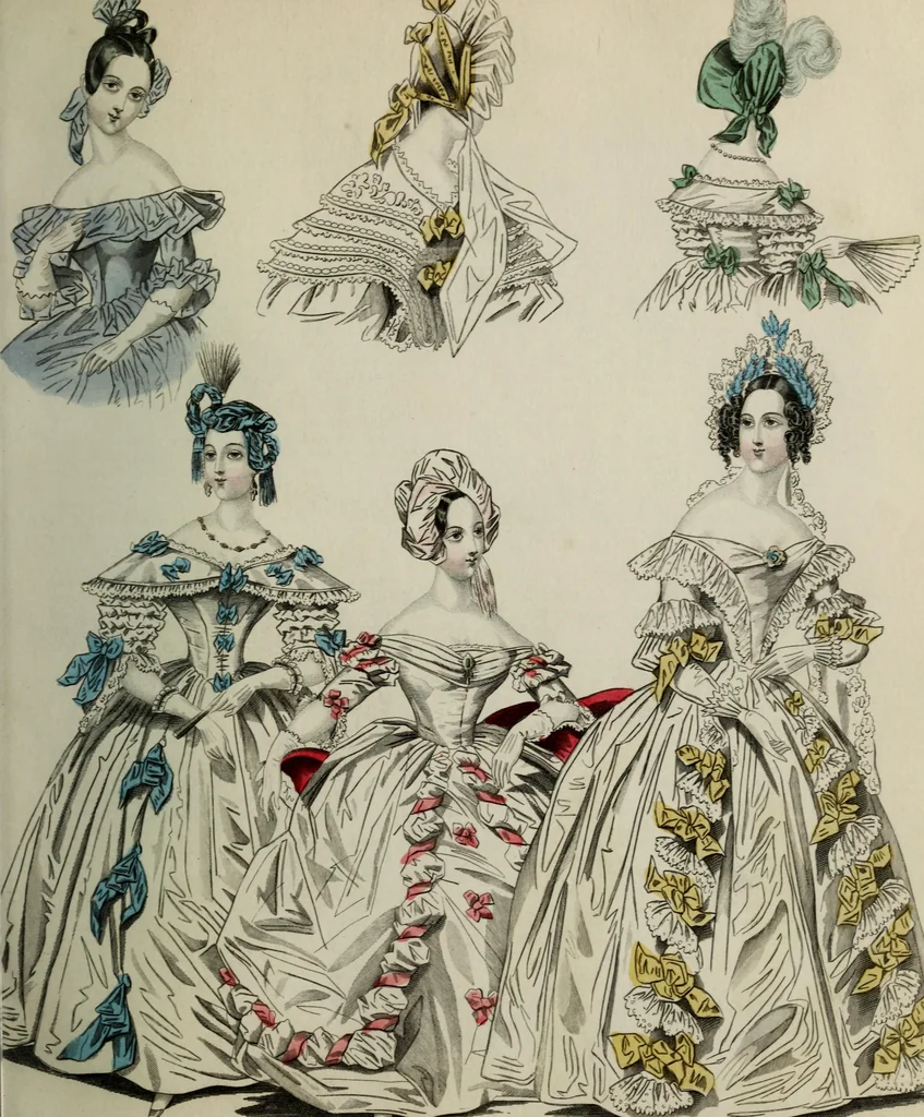 An illustration from The World of fashion and continental feuilletons, 1824, leaf 136
