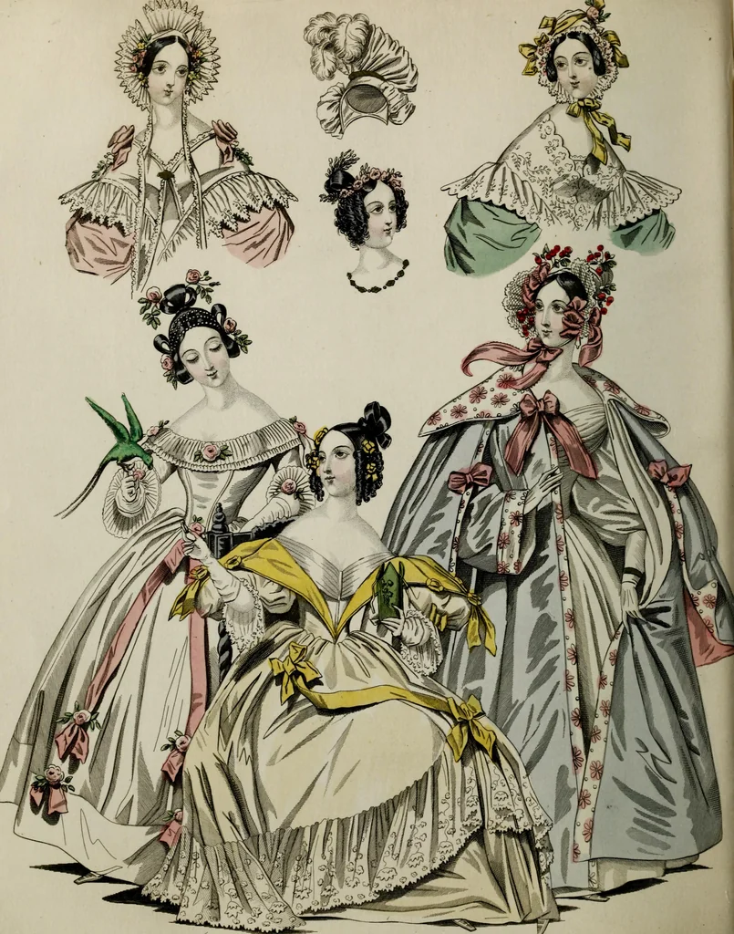 An illustration from The World of fashion and continental feuilletons, 1824, leaf 165
