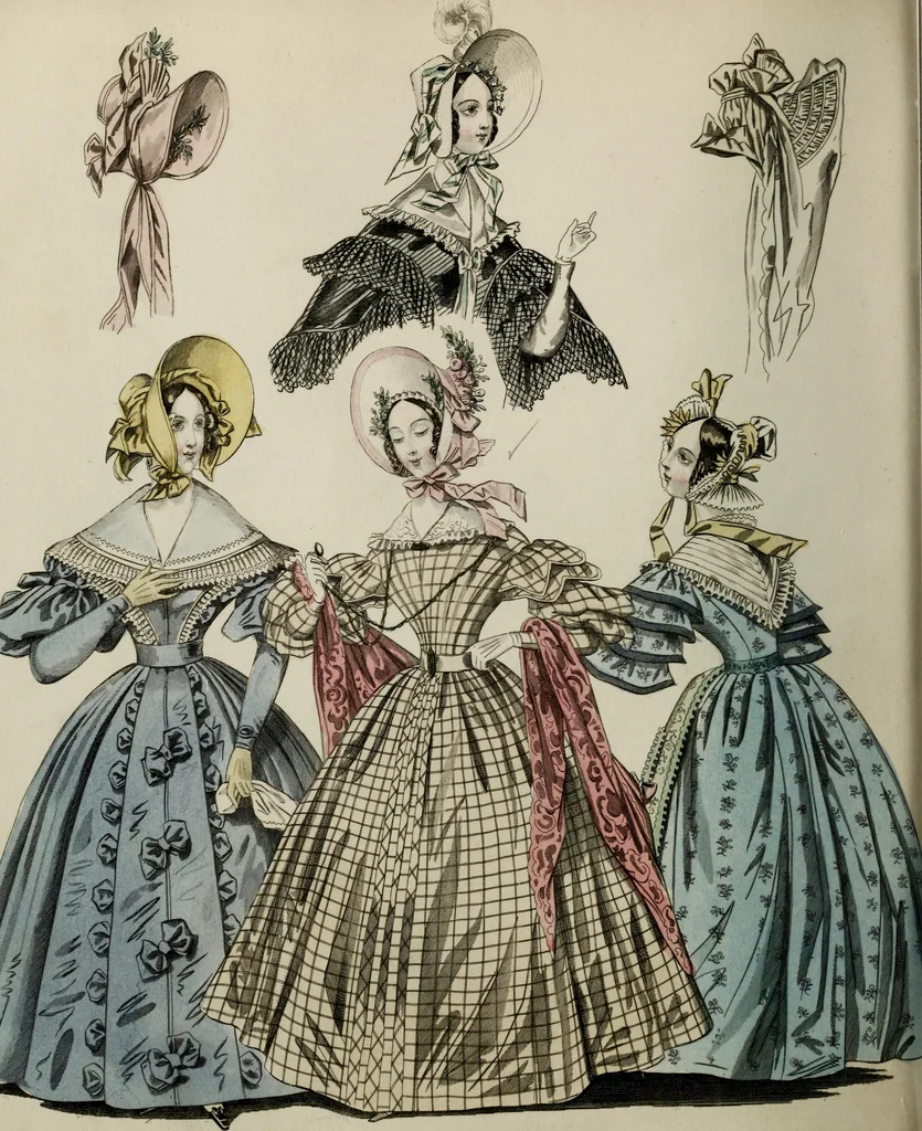 An illustration from The World of fashion and continental feuilletons, 1824, leaf 201