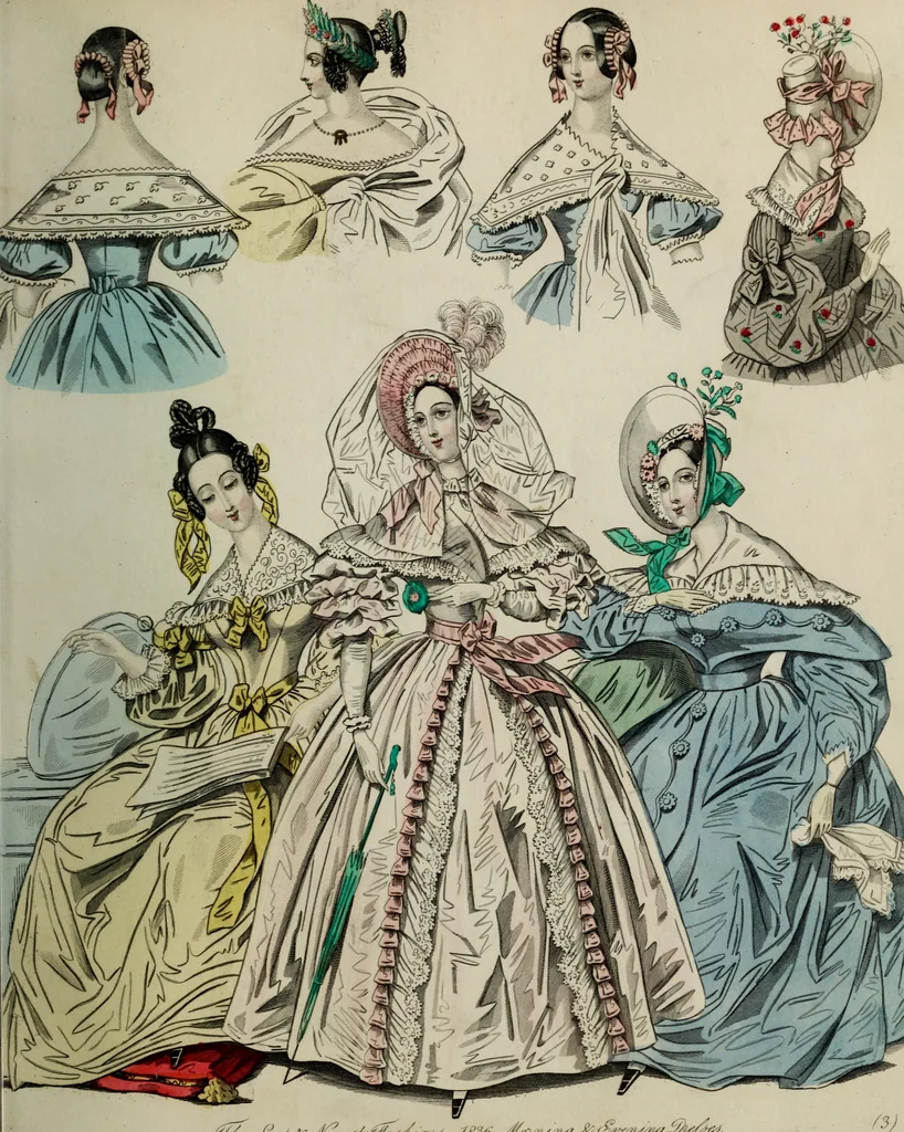 An illustration from The World of fashion and continental feuilletons, 1824, leaf 204