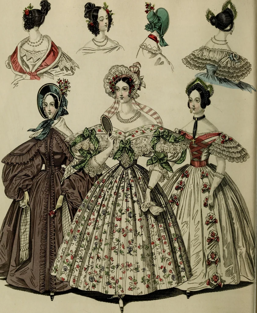An illustration from The World of fashion and continental feuilletons, 1824, leaf 21