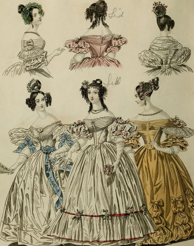 An illustration from The World of fashion and continental feuilletons, 1824, leaf 23