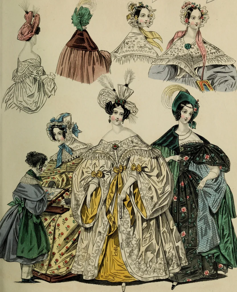 An illustration from The World of fashion and continental feuilletons, 1824, leaf 24