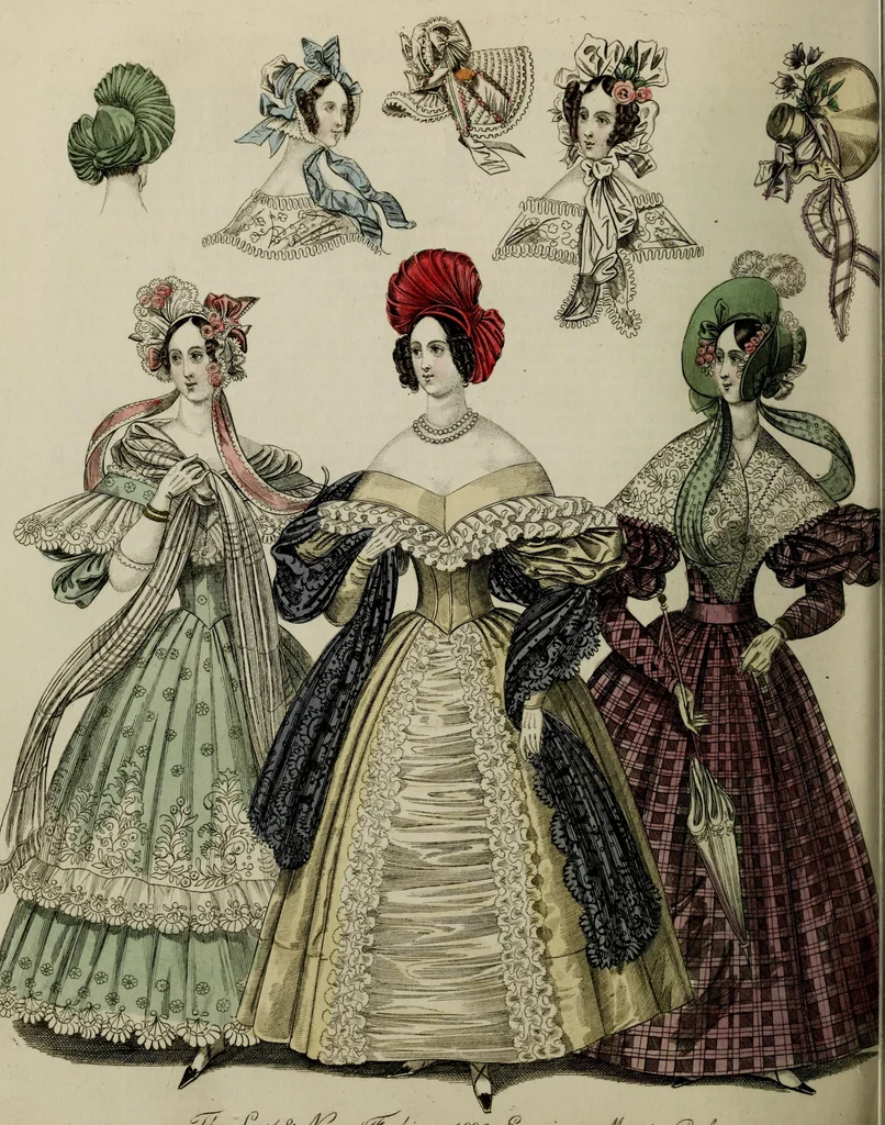 An illustration from The World of fashion and continental feuilletons, 1824, leaf 345