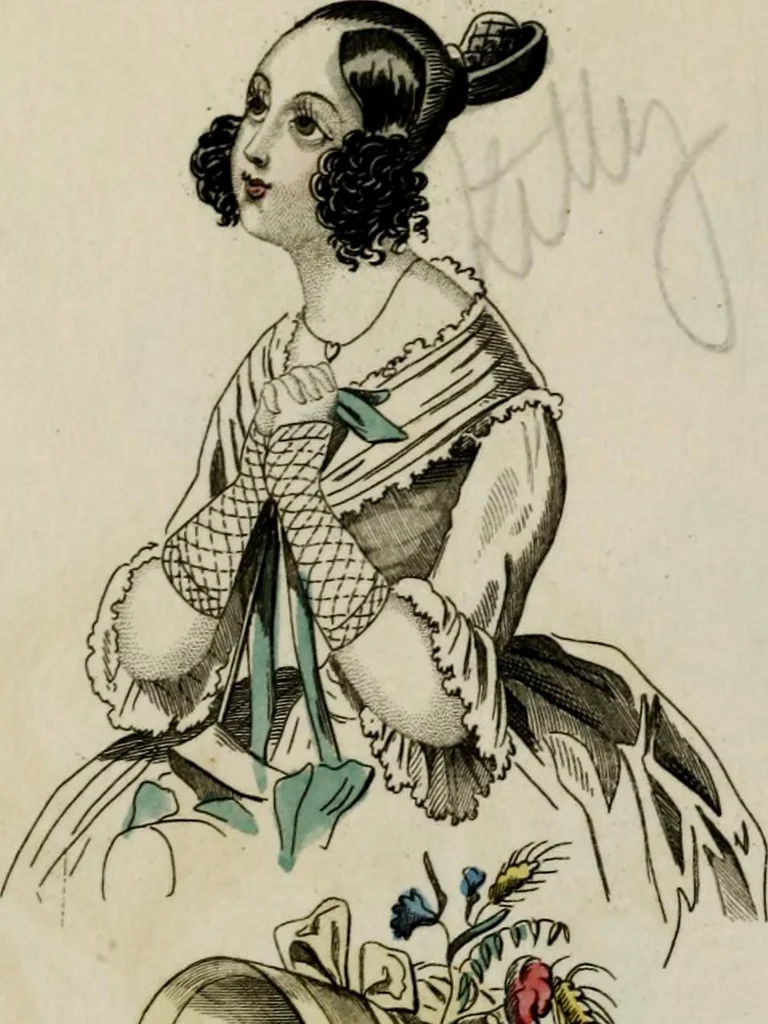 An illustration from The World of fashion and continental feuilletons, 1824, leaf 347