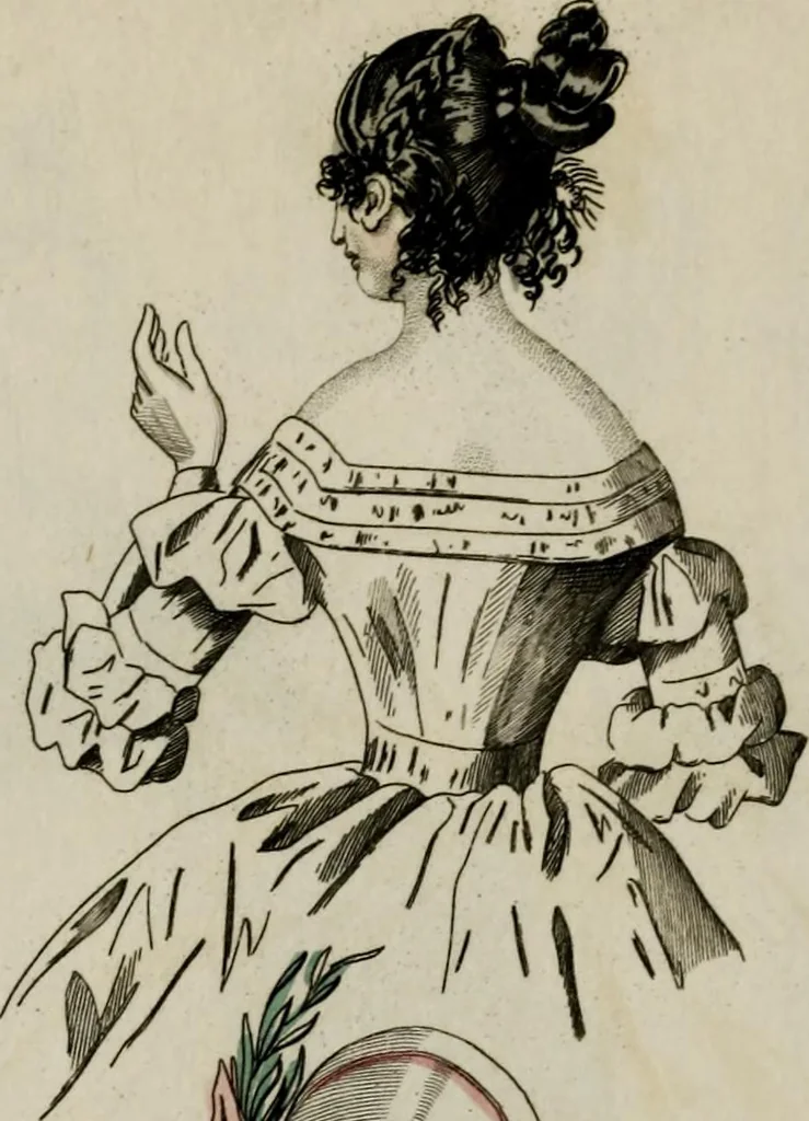 An illustration from The World of fashion and continental feuilletons, 1824, leaf 347