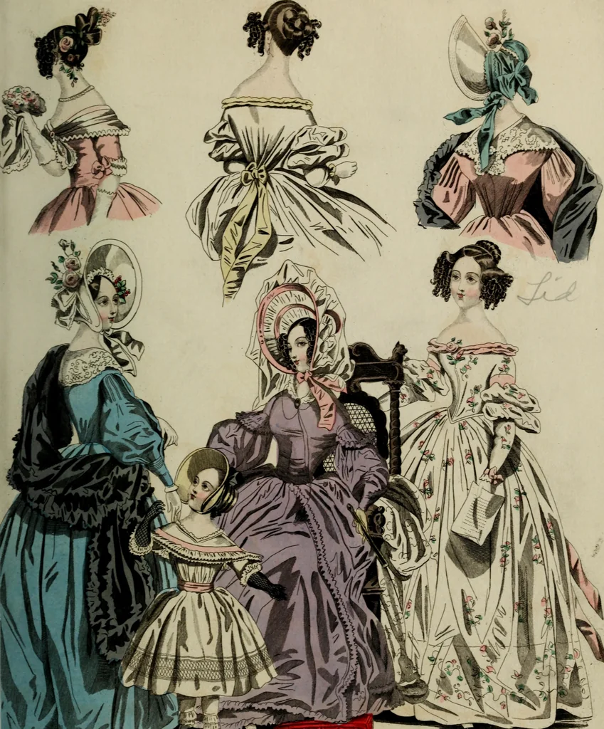 An illustration from The World of fashion and continental feuilletons, 1824, leaf 348