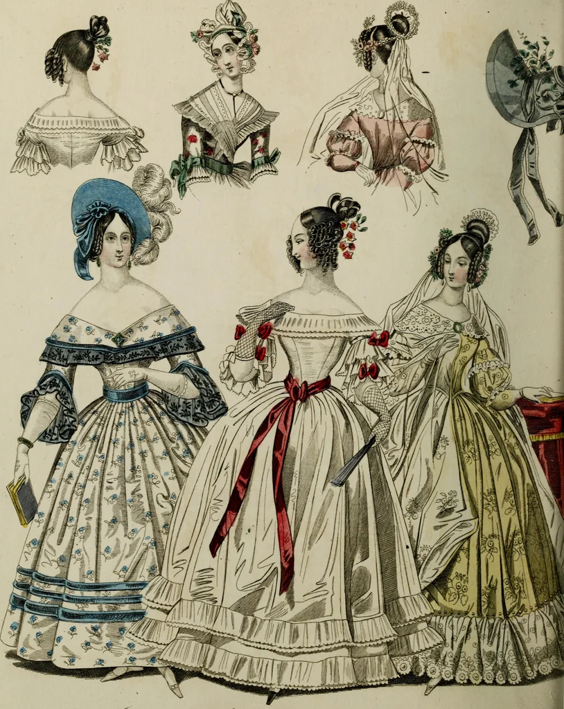 An illustration from The World of fashion and continental feuilletons, 1824, leaf 351
