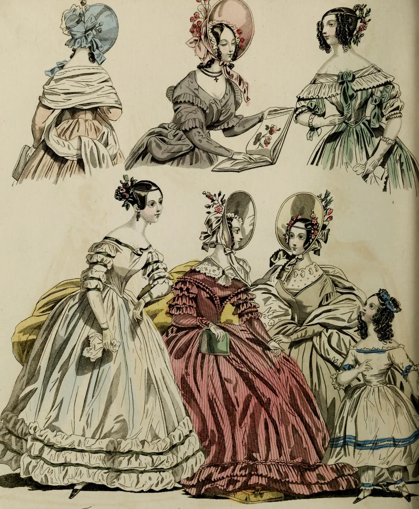 An illustration from The World of fashion and continental feuilletons, 1824, leaf 387