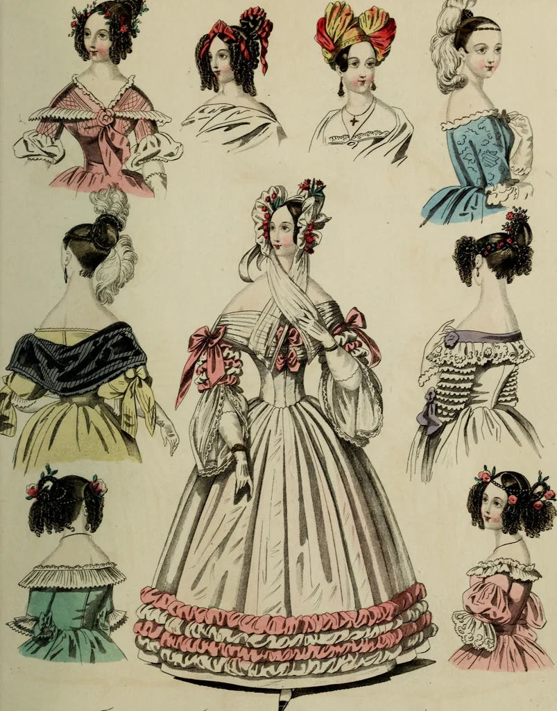 An illustration from The World of fashion and continental feuilletons, 1824, leaf 420