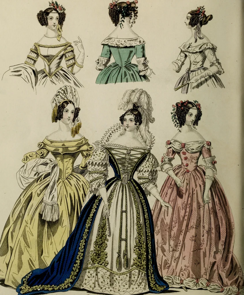 An illustration from The World of fashion and continental feuilletons, 1824, leaf 423
