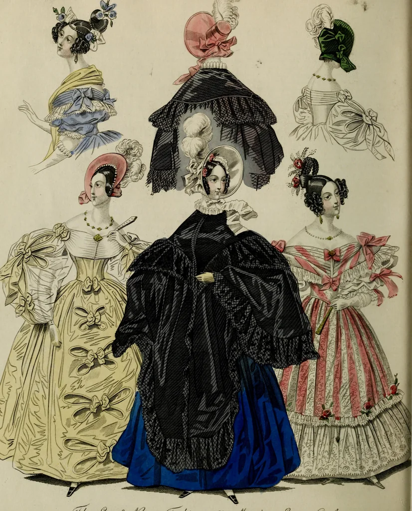 An illustration from The World of fashion and continental feuilletons, 1824, leaf 57