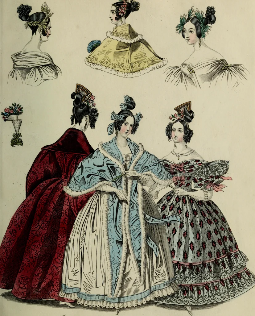 An illustration from The World of fashion and continental feuilletons, 1824, leaf 60