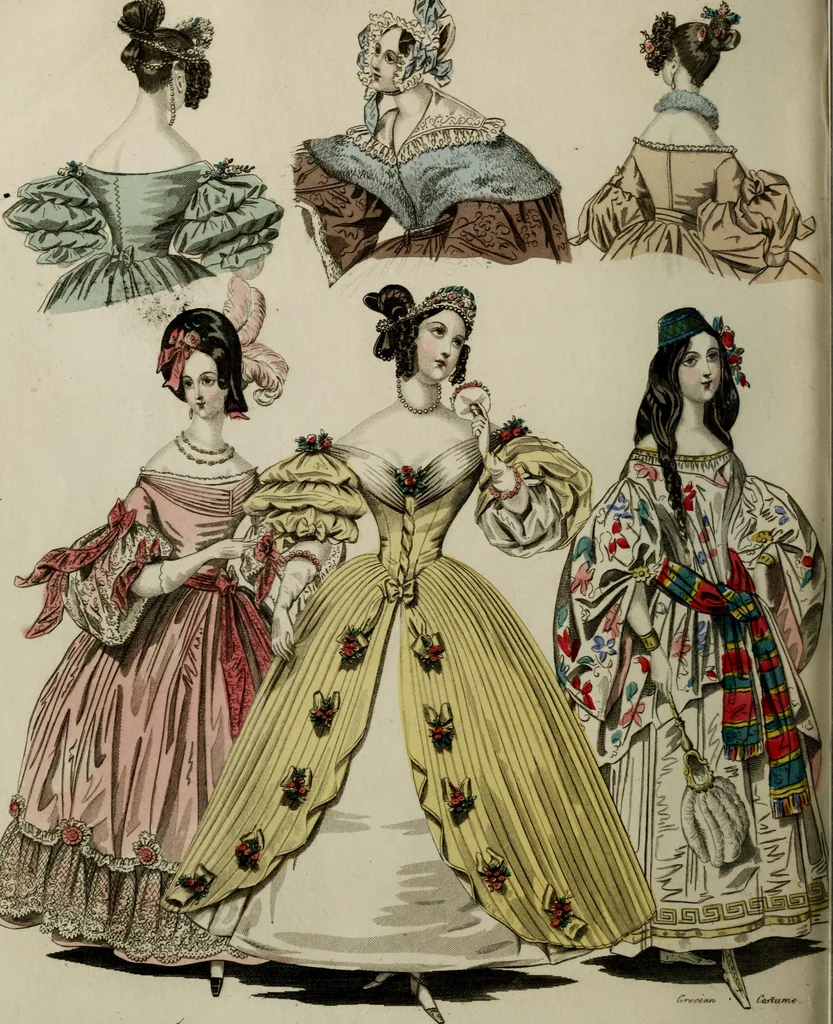 An illustration from The World of fashion and continental feuilletons, 1824, leaf 63