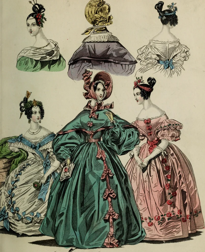 An illustration from The World of fashion and continental feuilletons, 1824, leaf 64