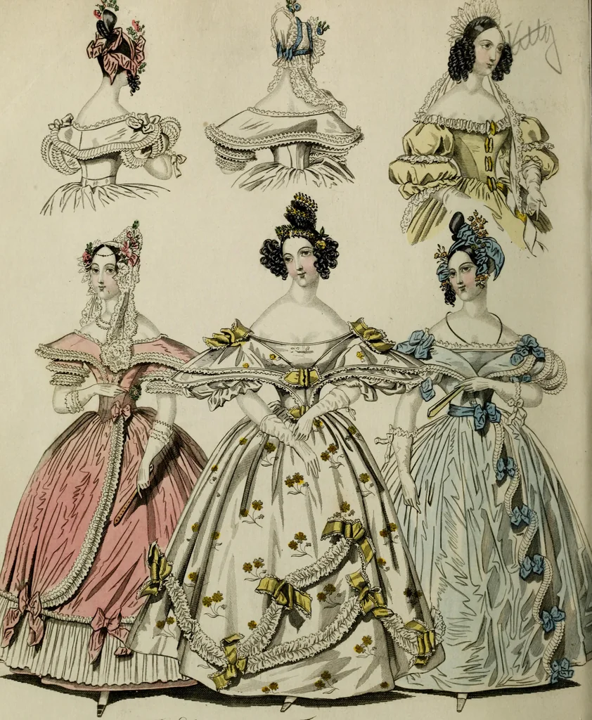 An illustration from The World of fashion and continental feuilletons, 1824, leaf 93