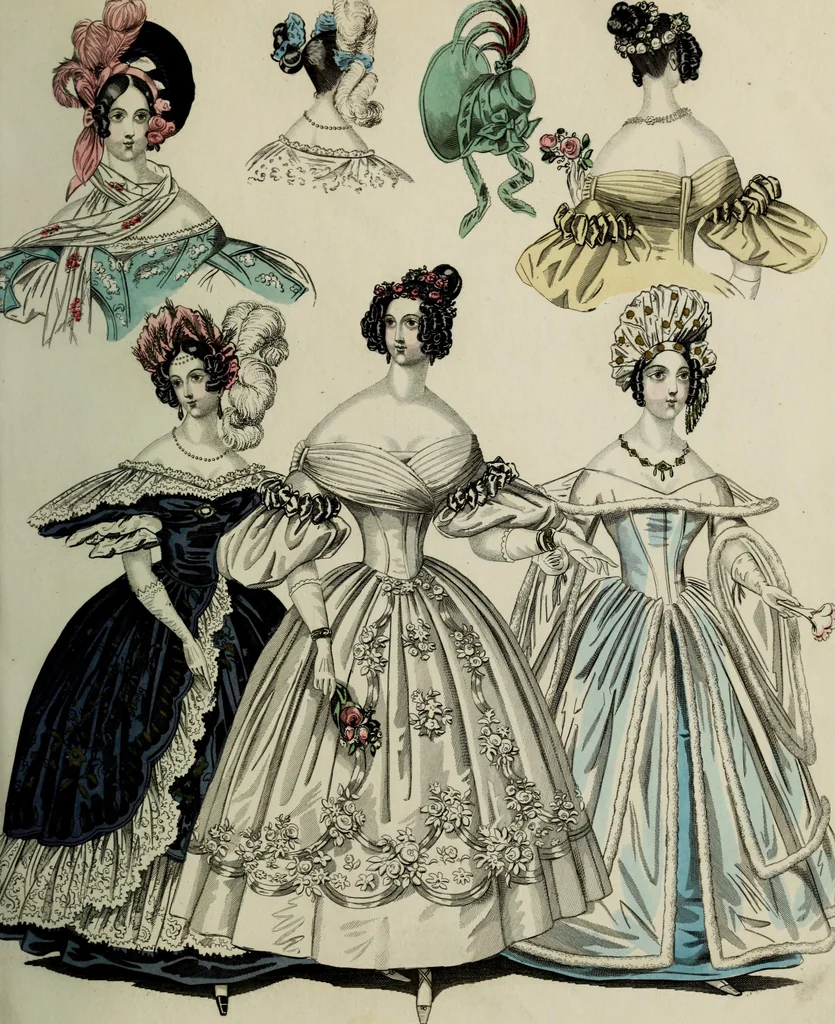 An illustration from The World of fashion and continental feuilletons, 1824, leaf 96