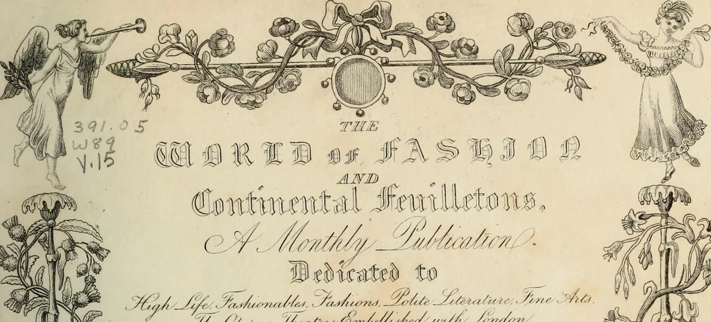 An illustration from The World of fashion and continental feuilletons, 1824, leaf 10