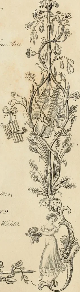 An illustration from The World of fashion and continental feuilletons, 1824, leaf 10