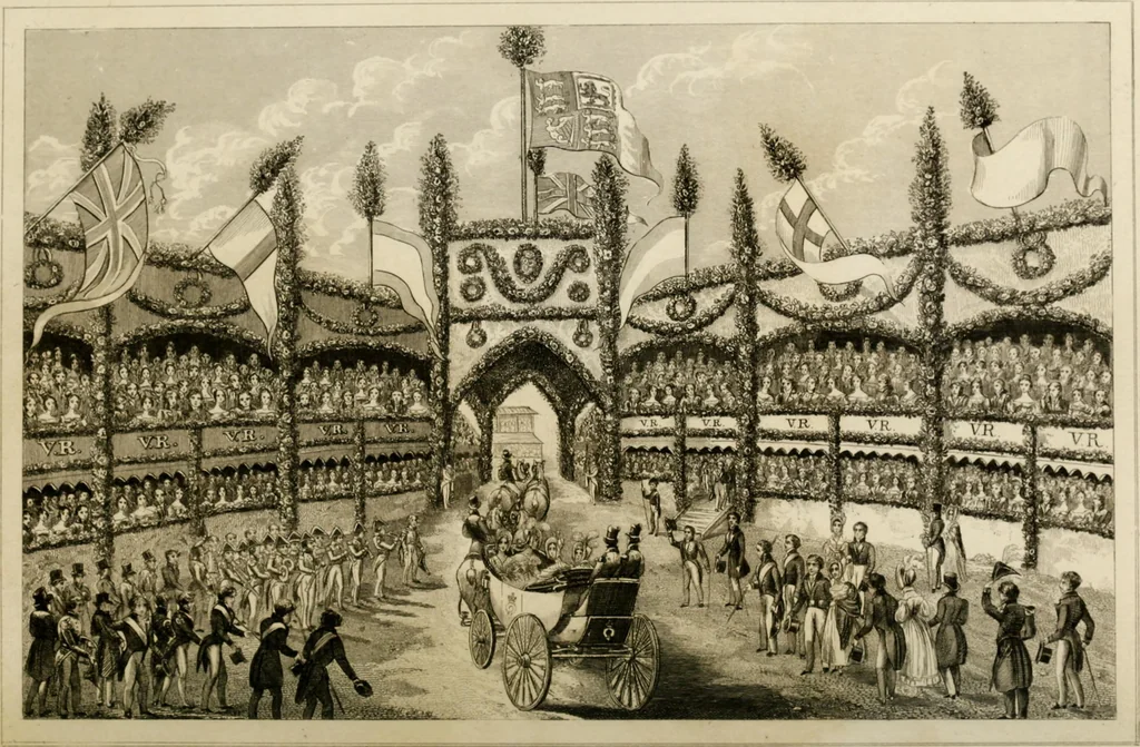 An illustration from The World of fashion and continental feuilletons, 1824, leaf 13