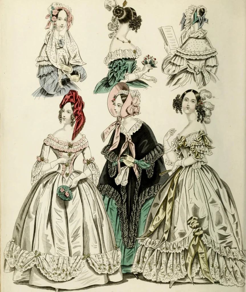 An illustration from The World of fashion and continental feuilletons, 1824, leaf 133