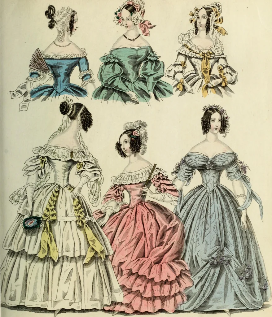 An illustration from The World of fashion and continental feuilletons, 1824, leaf 134