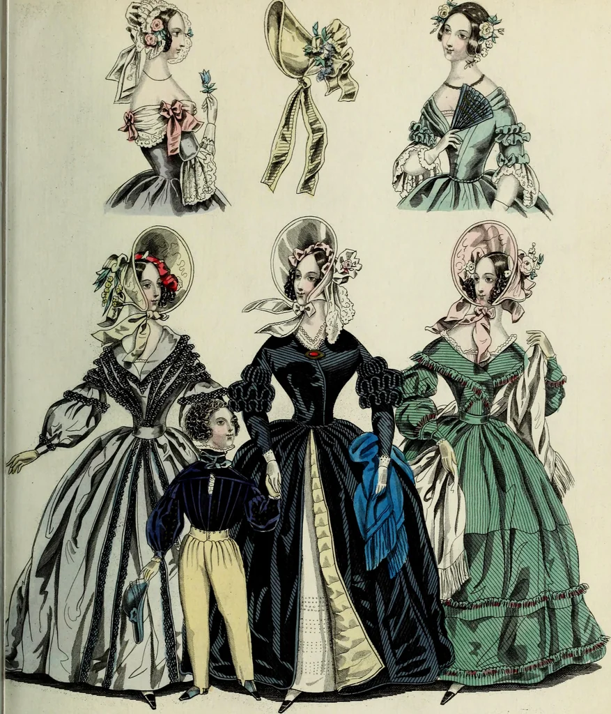 An illustration from The World of fashion and continental feuilletons, 1824, leaf 166