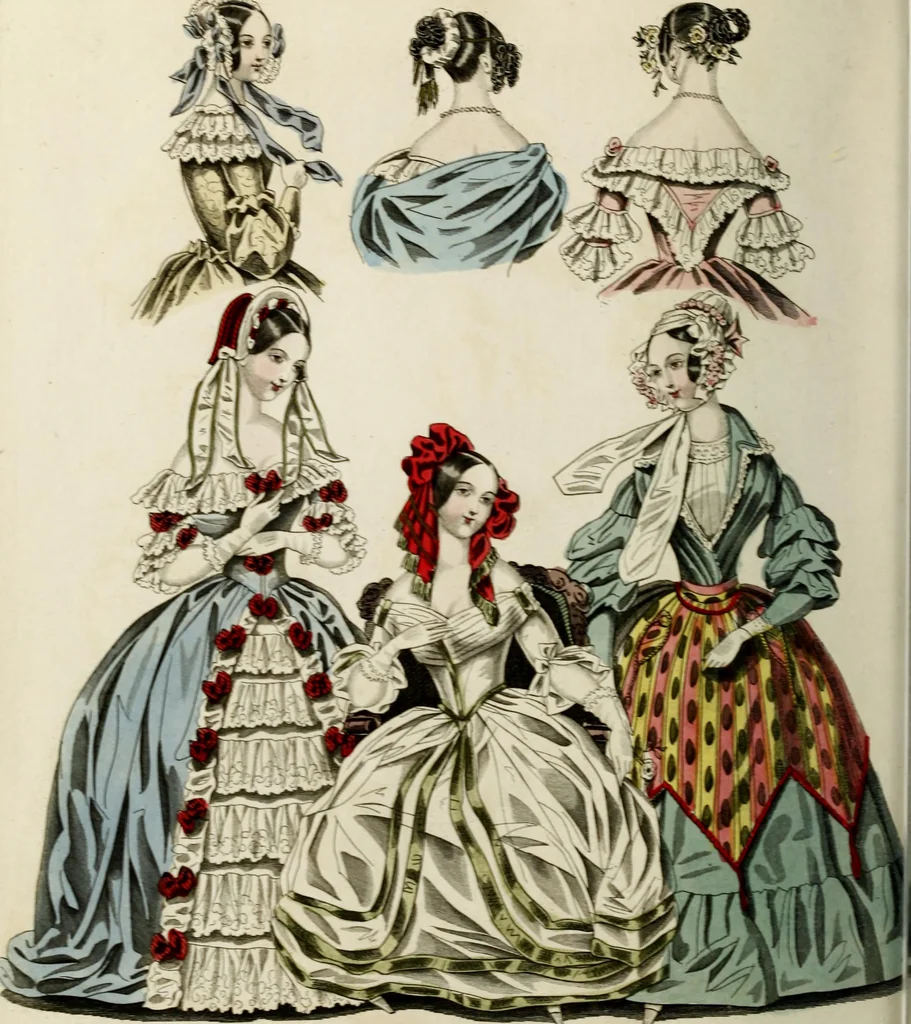 An illustration from The World of fashion and continental feuilletons, 1824, leaf 169