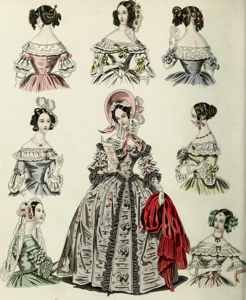 An illustration from The World of fashion and continental feuilletons, 1824, leaf 203