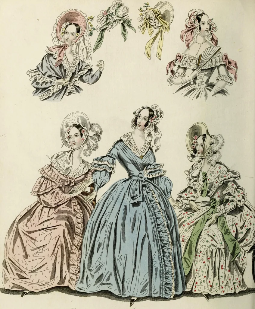 An illustration from The World of fashion and continental feuilletons, 1824, leaf 207