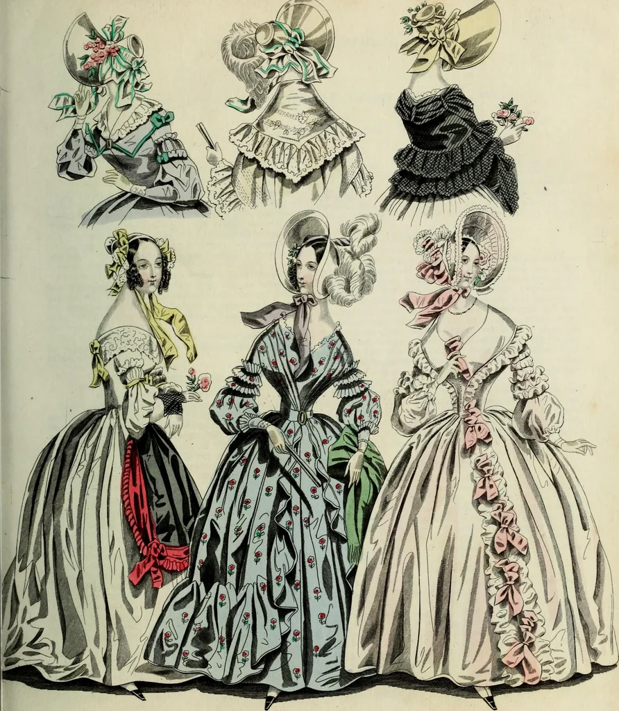 An illustration from The World of fashion and continental feuilletons, 1824, leaf 208