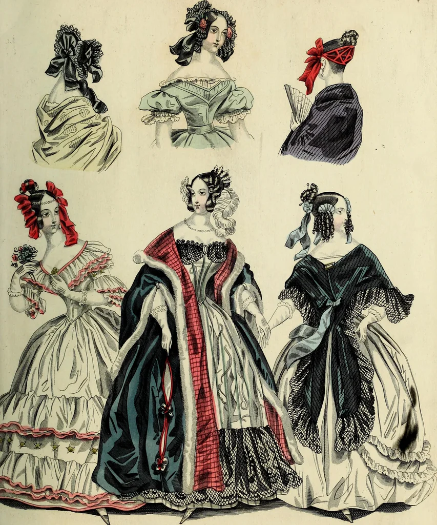 An illustration from The World of fashion and continental feuilletons, 1824, leaf 26