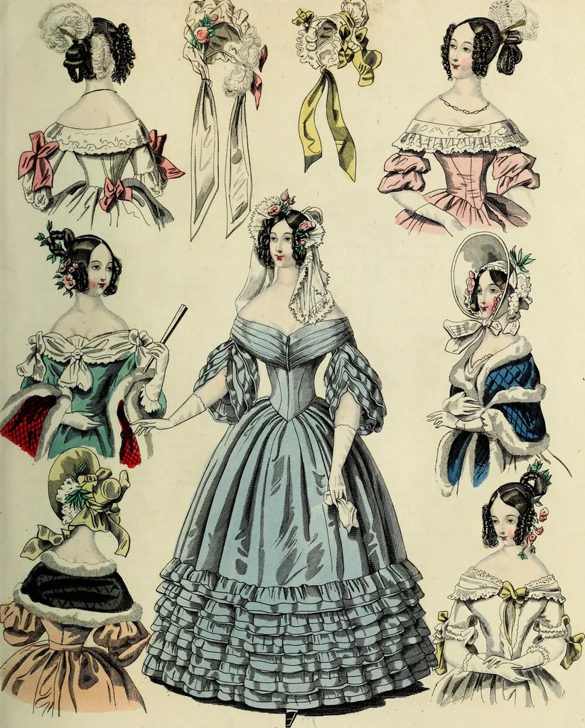 An illustration from The World of fashion and continental feuilletons, 1824, leaf 30
