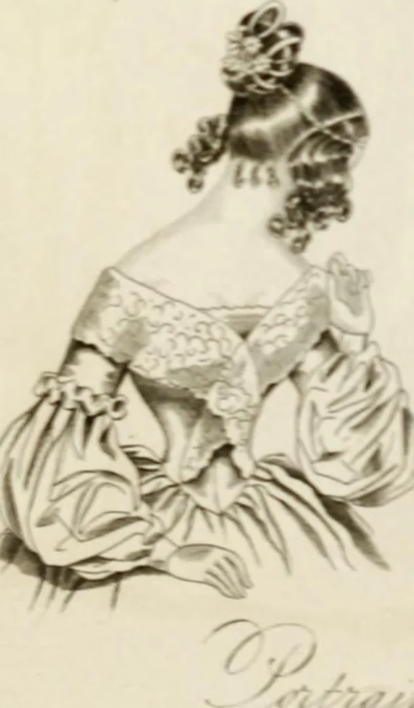 An illustration from The World of fashion and continental feuilletons, 1824, leaf 343