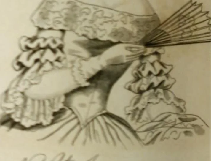 An illustration from The World of fashion and continental feuilletons, 1824, leaf 343