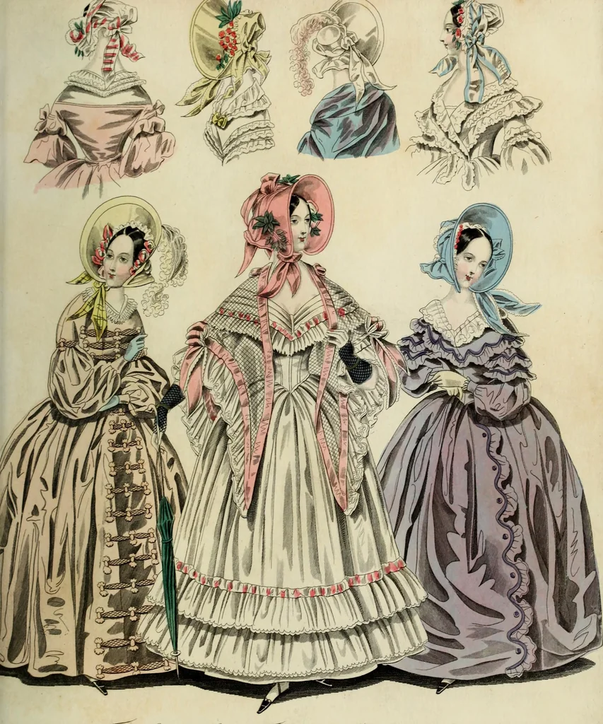 An illustration from The World of fashion and continental feuilletons, 1824, leaf 344