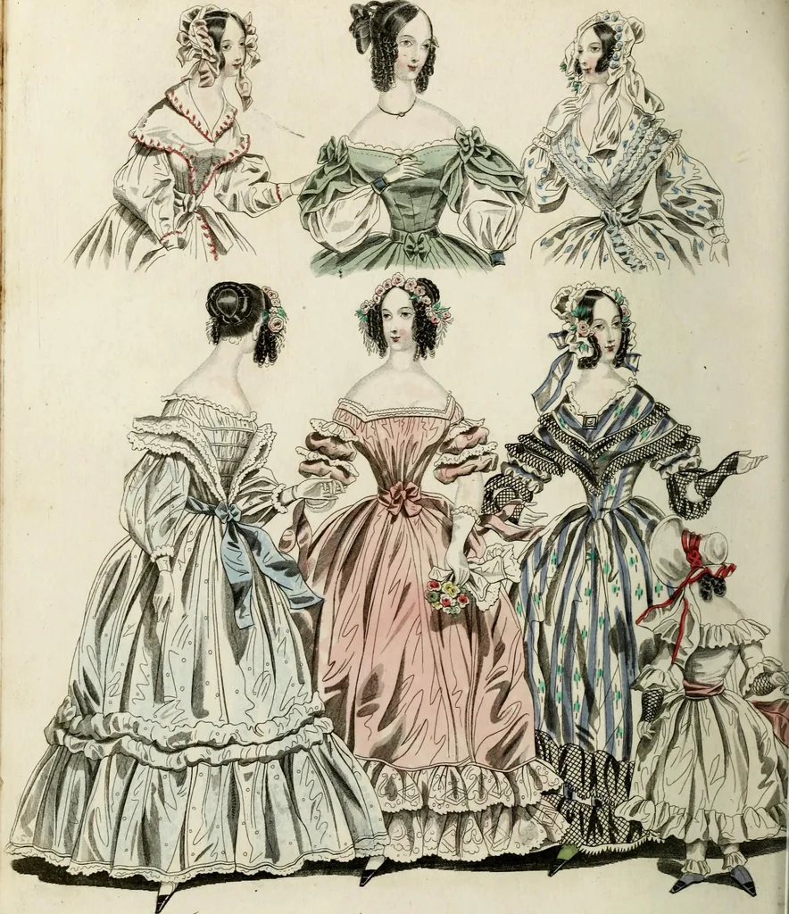 An illustration from The World of fashion and continental feuilletons, 1824, leaf 347
