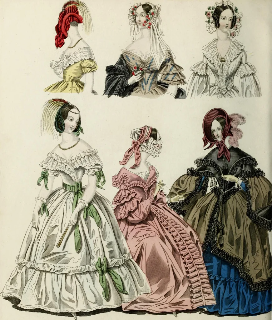 An illustration from The World of fashion and continental feuilletons, 1824, leaf 423
