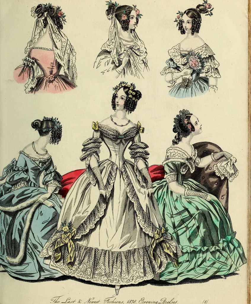 An illustration from The World of fashion and continental feuilletons, 1824, leaf 58