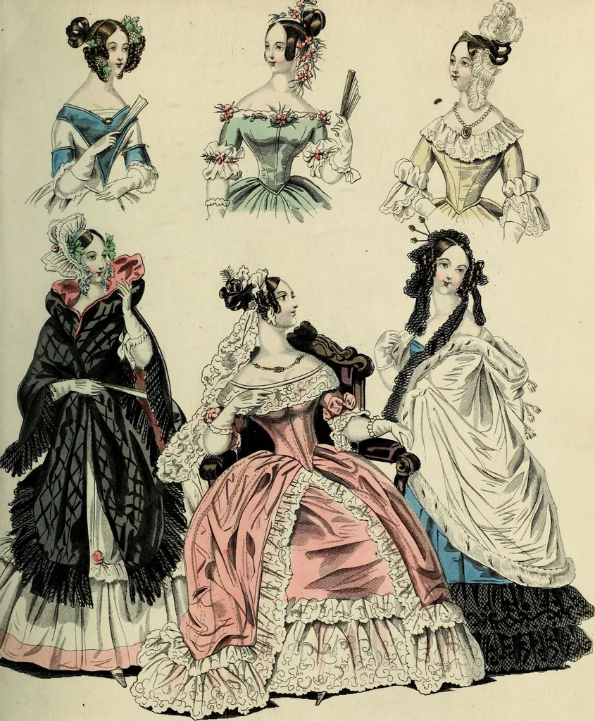 An illustration from The World of fashion and continental feuilletons, 1824, leaf 62