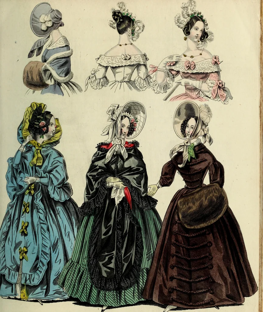An illustration from The World of fashion and continental feuilletons, 1824, leaf 66
