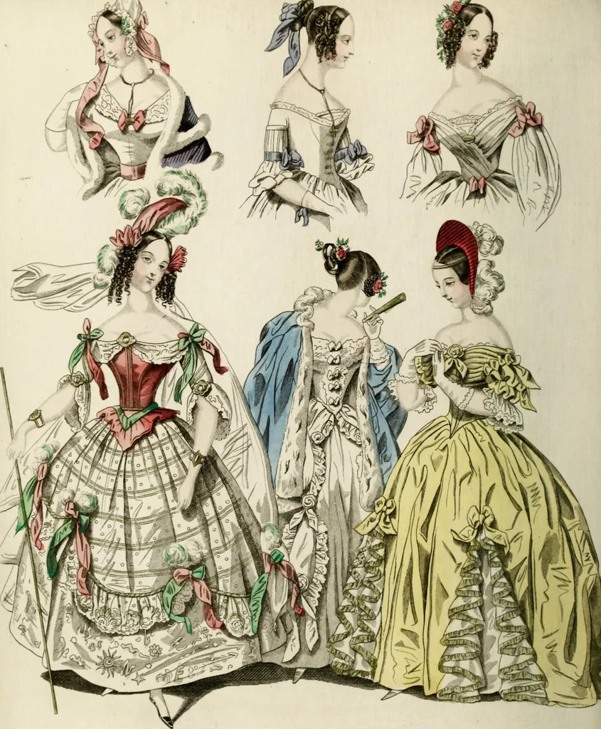 An illustration from The World of fashion and continental feuilletons, 1824, leaf 97