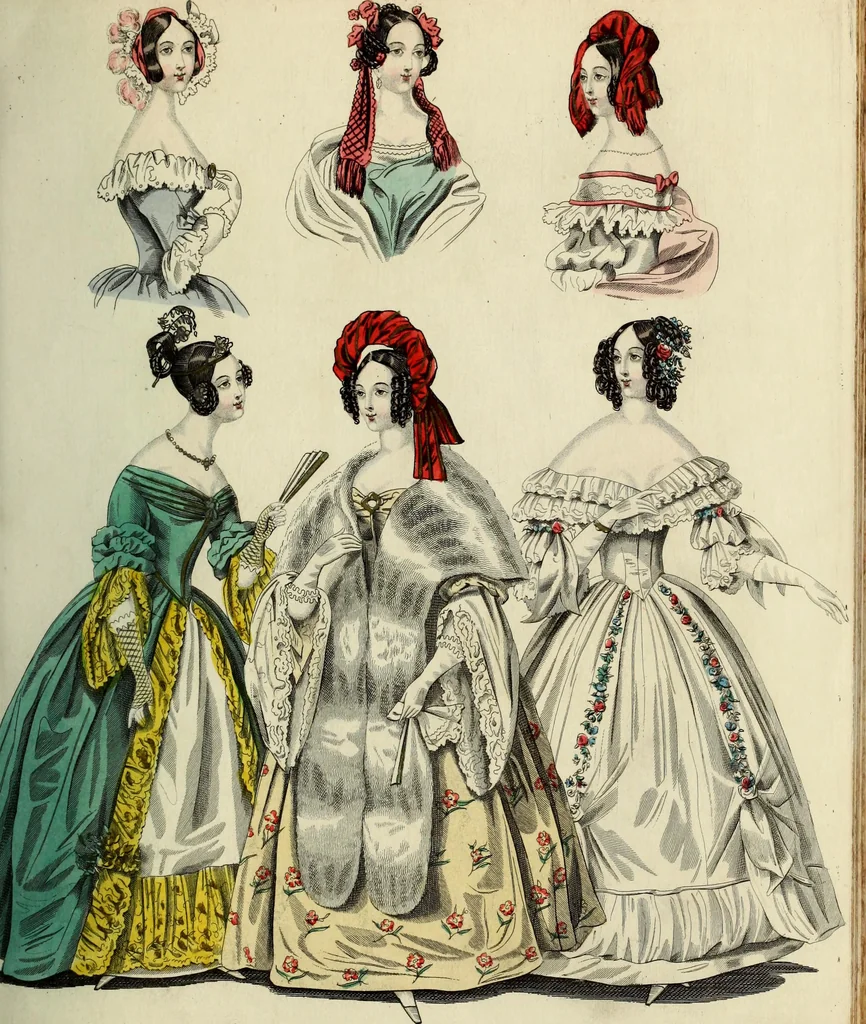 An illustration from The World of fashion and continental feuilletons, 1824, leaf 98