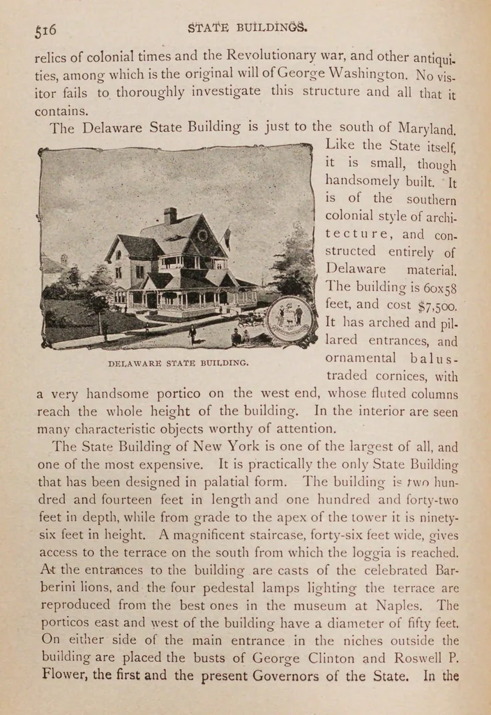 An illustration from The world's Columbian exposition, Chicago, 1893 : a complete history of the enterprise, a full description of the buildings and exhibits in all departments and a short account of previous expositions, 1893, leaf 523