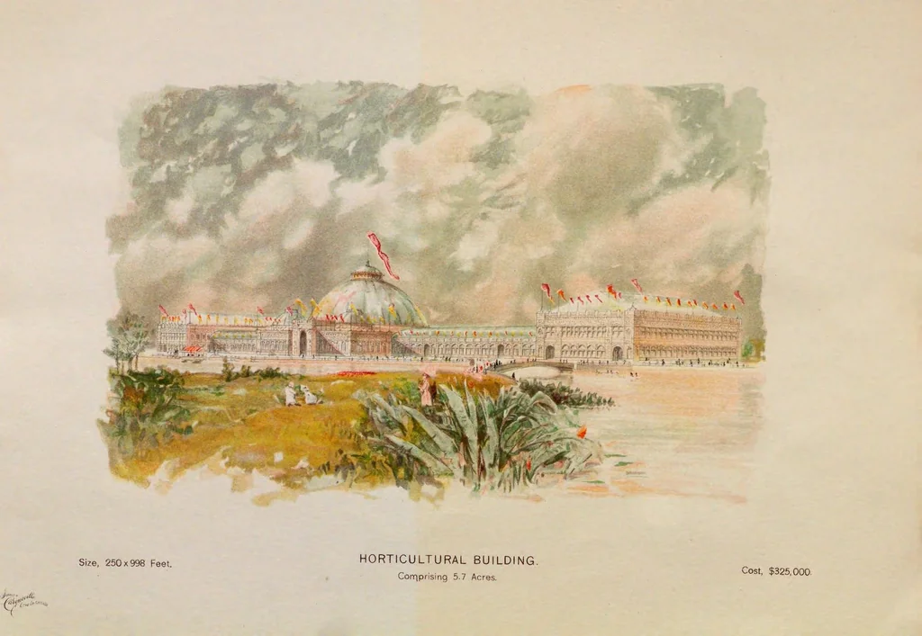 An illustration from World's Columbian Exposition art portfolio, 1893, leaf 12
