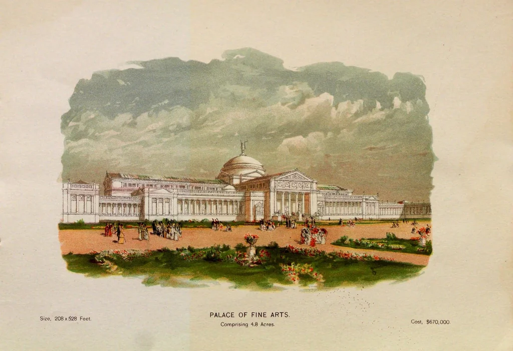 An illustration from World's Columbian Exposition art portfolio, 1893, leaf 13