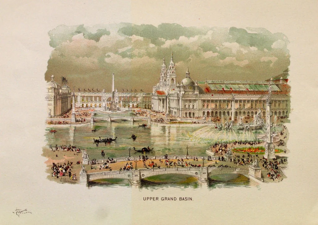 An illustration from World's Columbian Exposition art portfolio, 1893, leaf 5