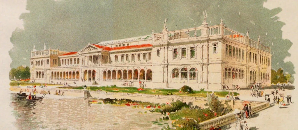 An illustration from World's Columbian Exposition art portfolio, 1893, leaf 7