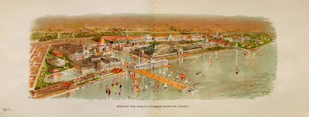 An illustration from World's Columbian Exposition art portfolio, 1893, leaf 9